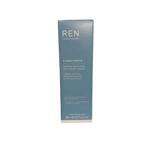 REN Clean Skincare Everhydrate Marine Moisture Replenish Cream NIB Sealed 50ml